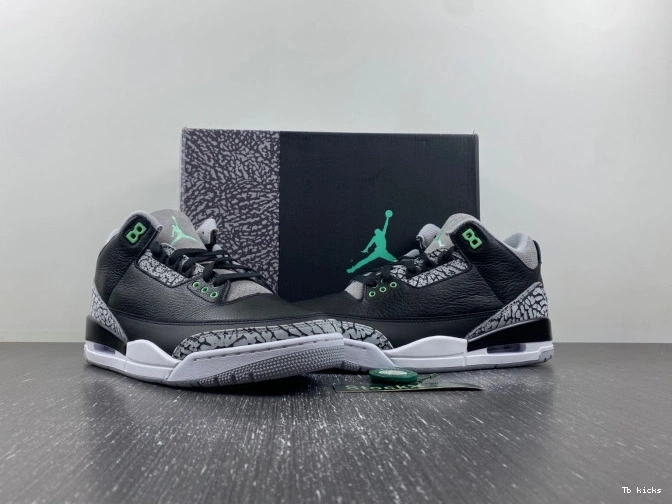 Reps TBK 3 Green CT8532-031 Glow Jordan Air 0720